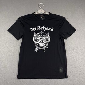Motorhead Shirt Men Small Black Roark Run Amok Snaggletooth Short Sleeves Gothic